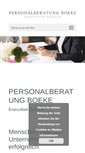 Mobile Screenshot of personalberatung-boeke.com